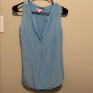 Silk Lily Pulitzer sleeveless top